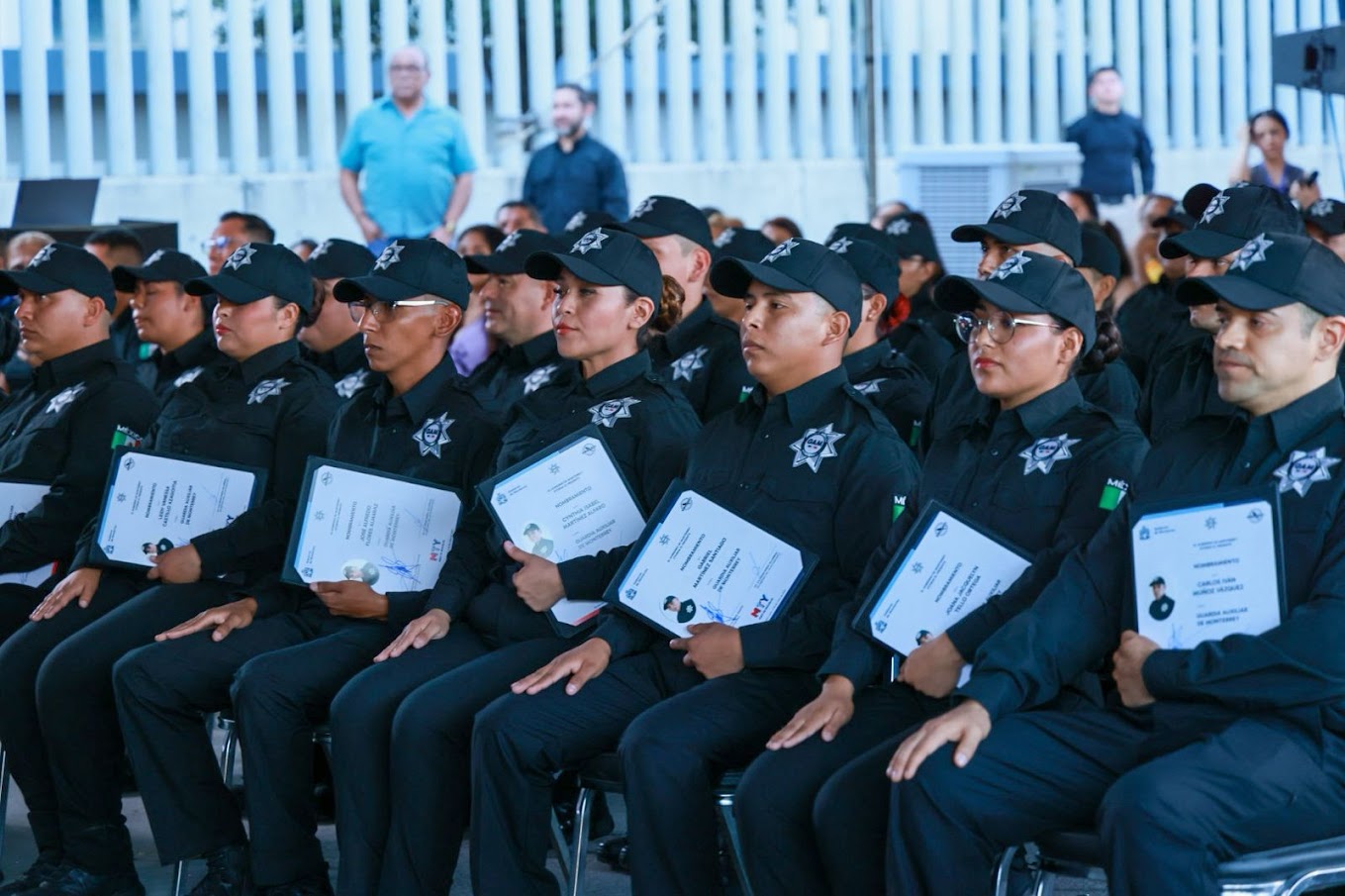 Suma 104 elementos operativos la Guardia Auxiliar de Monterrey