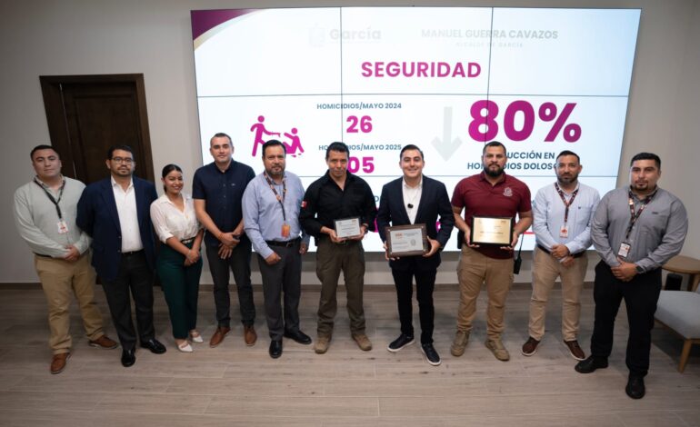 Reconoce empresa a Gobierno de García logro en baja en robos