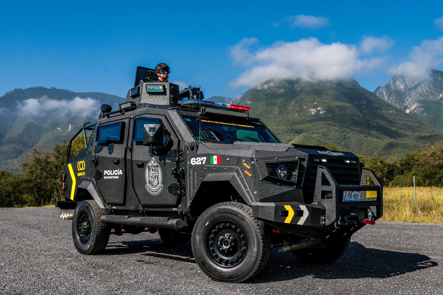 Fortalece Santiago seguridad de municipio con «Black Mamba»