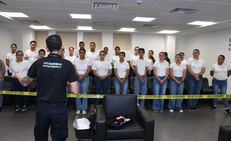 Avanza reclutamiento en la Policía de Monterrey; ingresan 47 nuevos cadetes