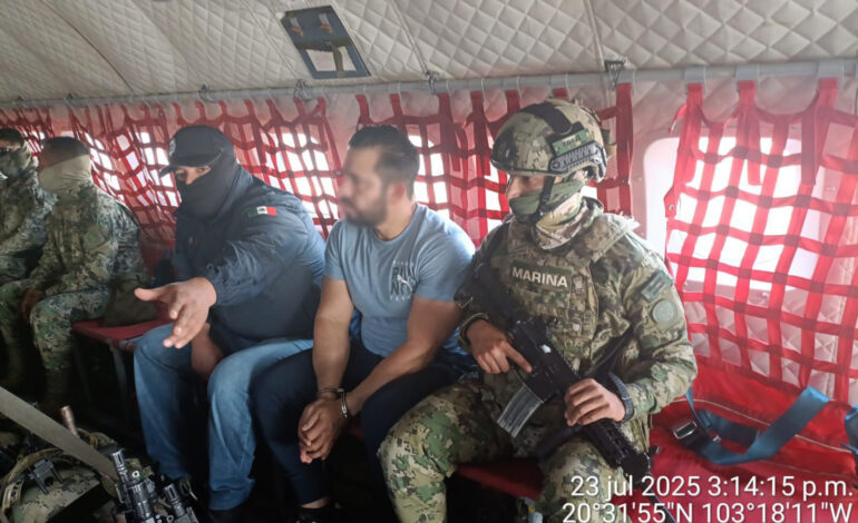 Atoran en Jalisco a «El Mamado», presunto dirigente de «La Barredora»