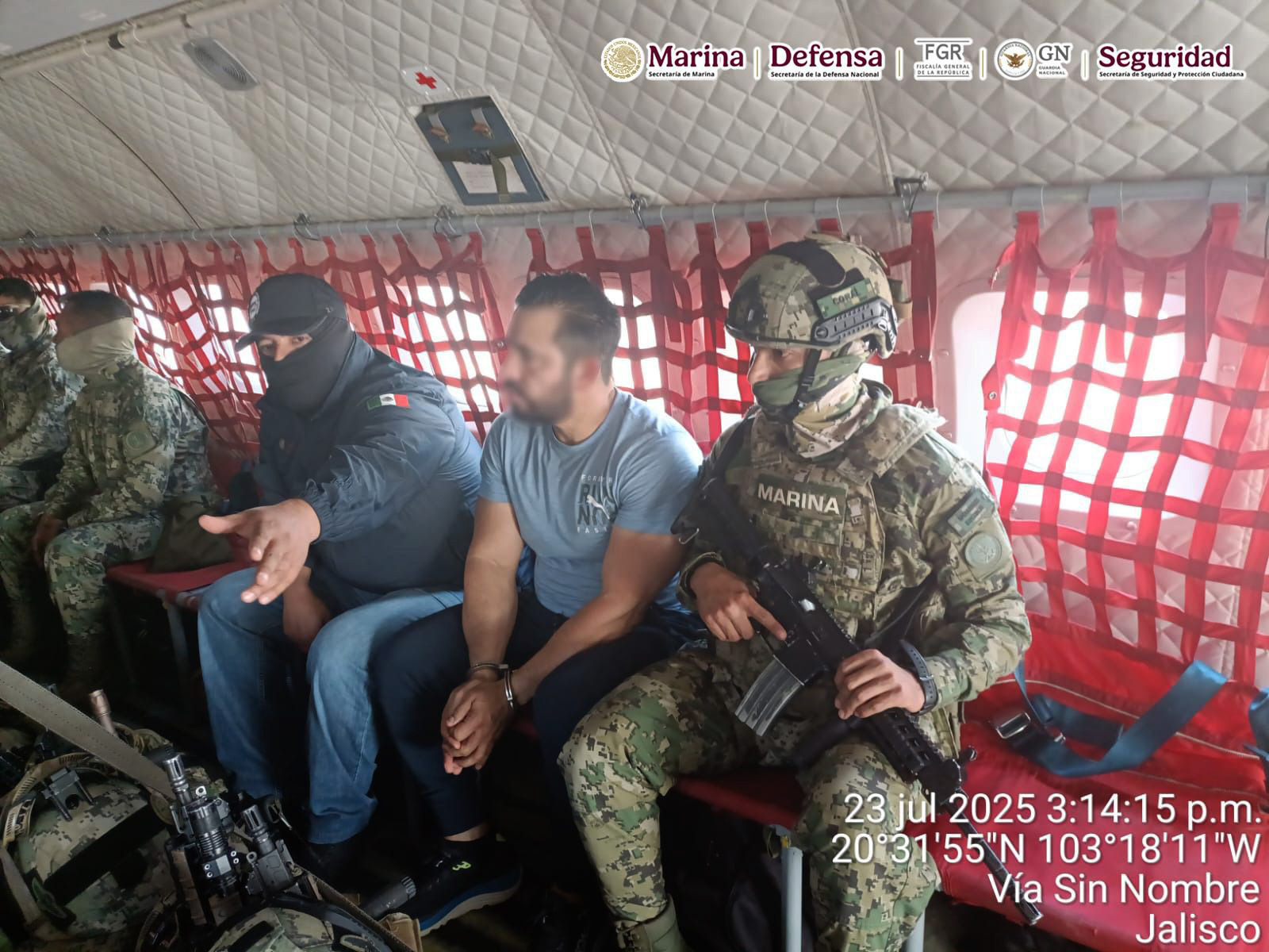 Atoran en Jalisco a «El Mamado», presunto dirigente de «La Barredora»