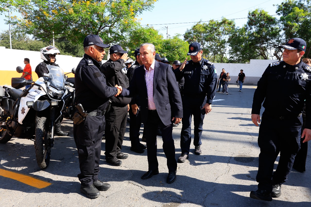Fortalece Guadalupe seguridad con 50 nuevas motopatrullas