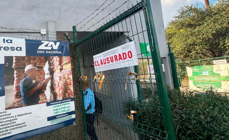Respalda Gobierno clausura de empresa contaminante