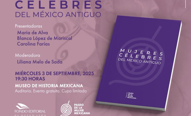 Presentan el libro «Mujeres célebres del México Antiguo»