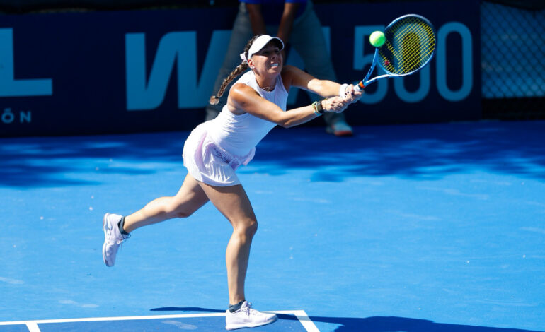 Giuliana Olmos perdió en dobles un rabioso partido en el Abierto GNP