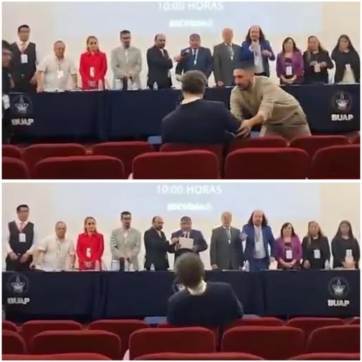 Aspirante a rectoría  de la BUAP se desmaya al ser descubierto tras entregar documentos falsos