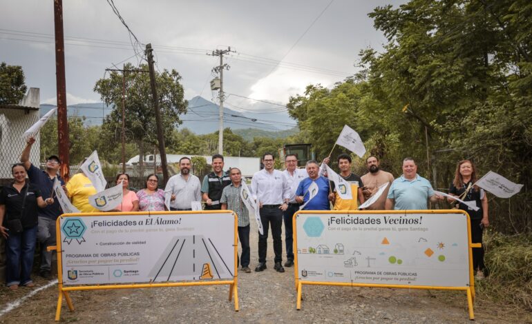 Santiago inicia obras en la comunidad de San Pedro