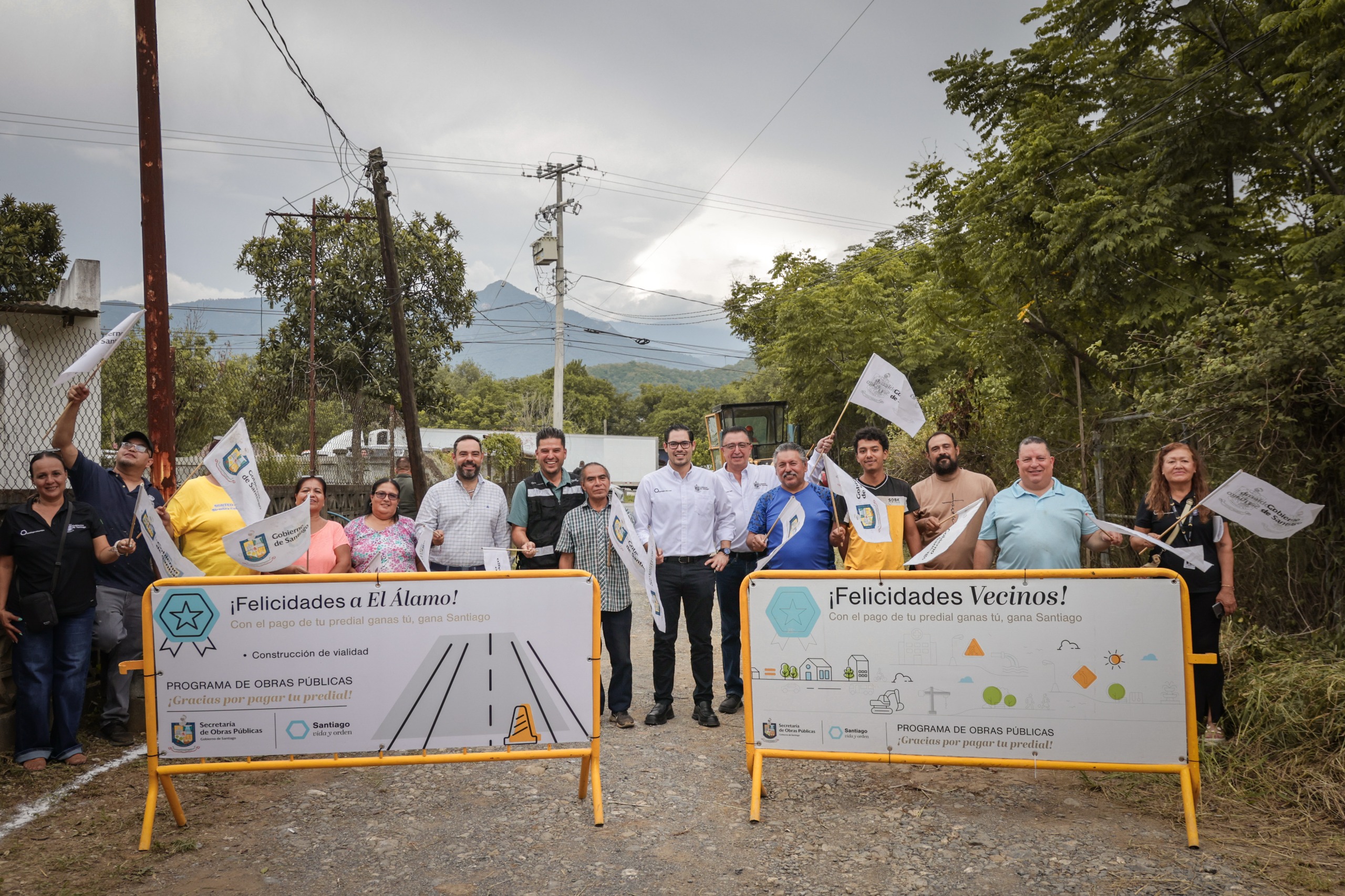 Santiago inicia obras en la comunidad de San Pedro