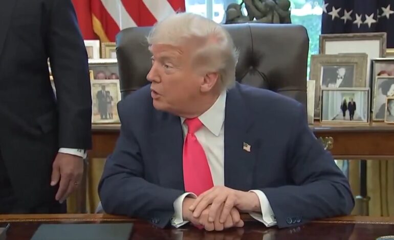 “México hace lo que le decimos que haga»: Trump