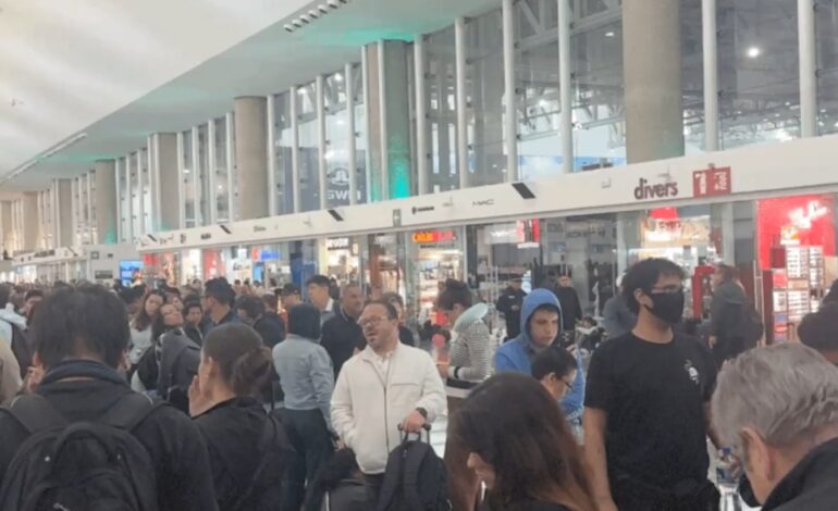 Lluvias afectan a más de 19 mil 500 pasajeros del Aeropuerto Benito Juárez