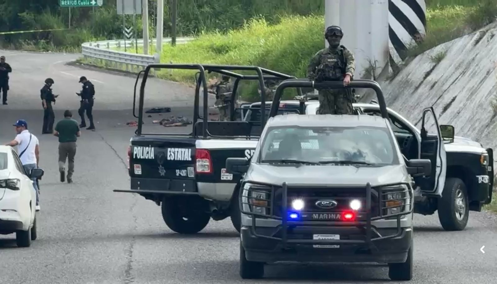 Abandonan restos humanos en carretera Poza Rica – Cazones