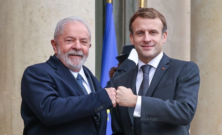 Lula y Macron conversan sobre aranceles de EU y Mercosur-UE