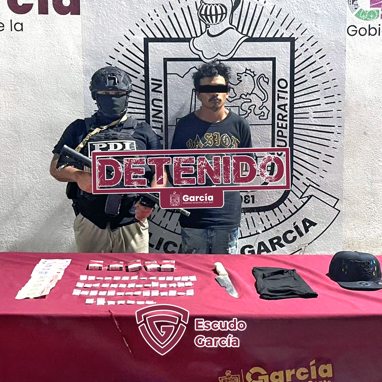 Atora Policía de García a multihomicida y hediondo
