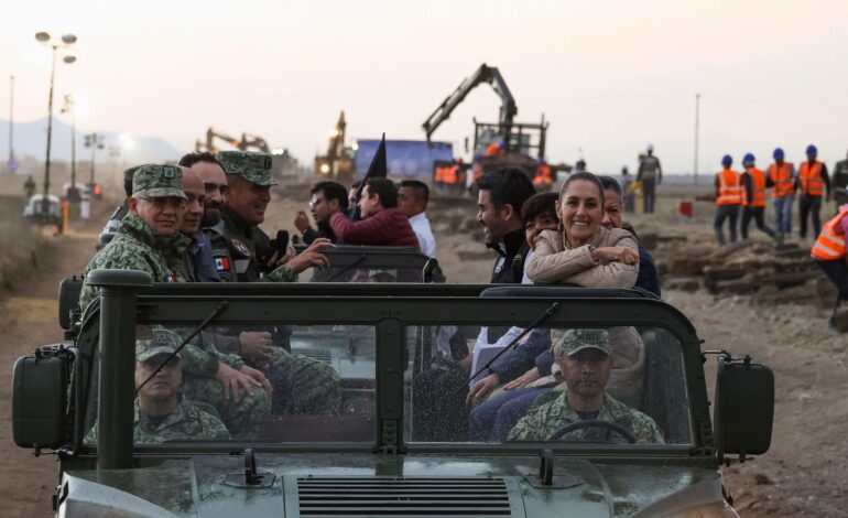 Promete Sheinbaum que para primer semestre de 2026 el tren Pachuca CdMx estará listo