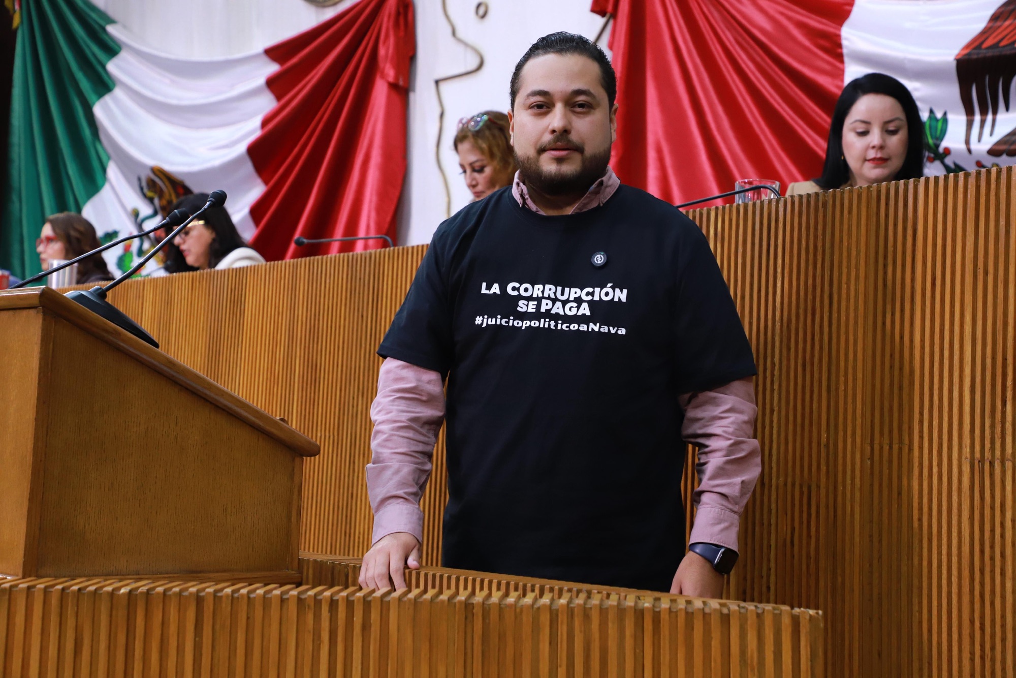 Exige Miguel Lechuga cárcel contra alcalde de Santa Catarina