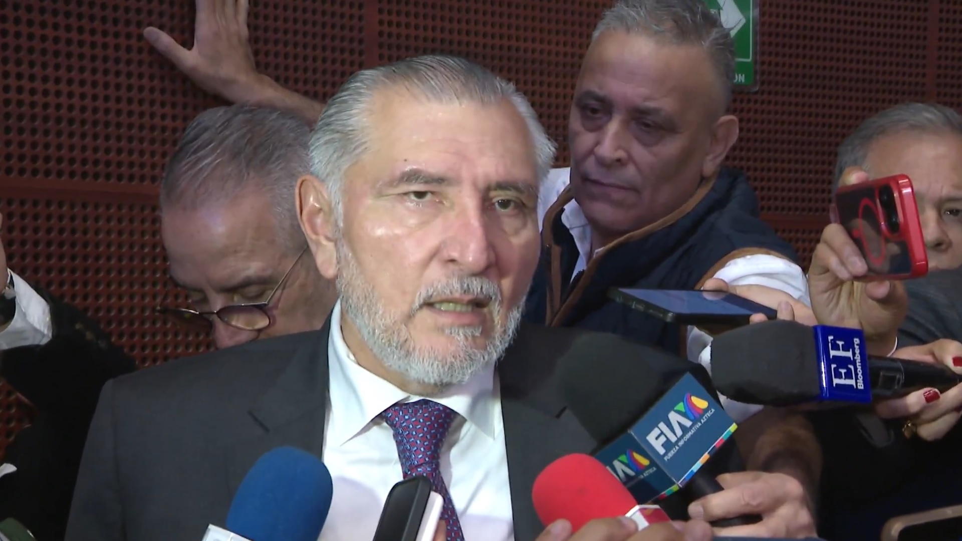 Tras llegada de líder de La Barredora, su exjefe, Adán Augusto dice estar tranquilo