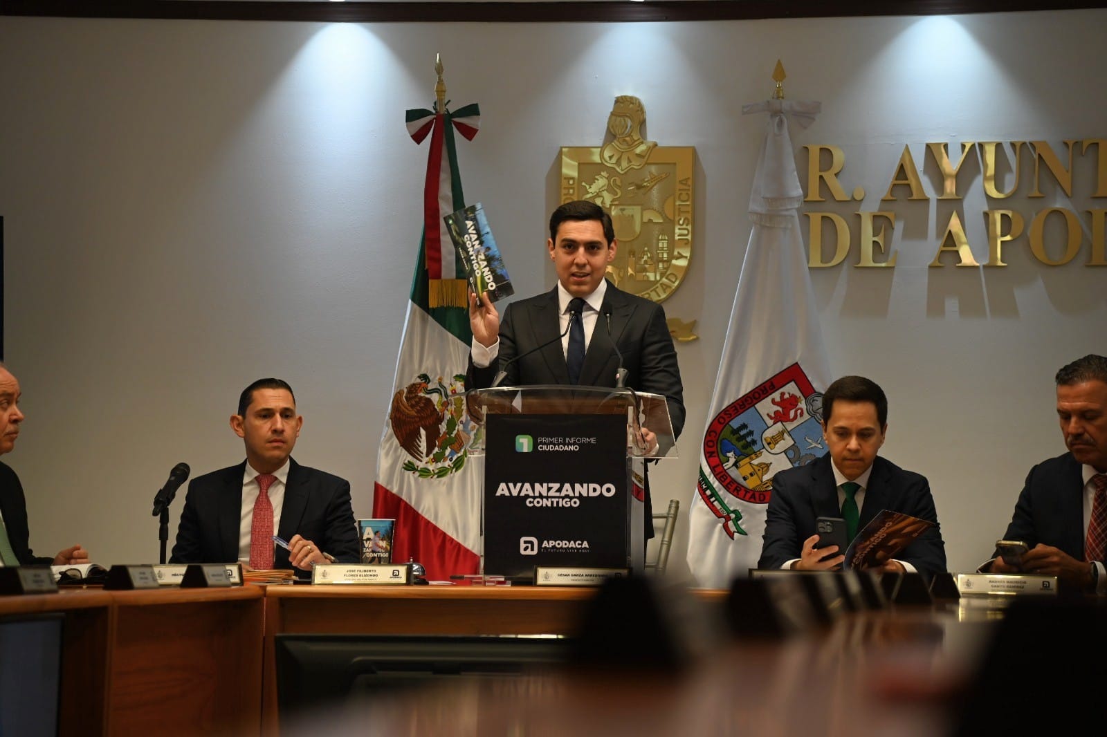 Cumple César Garza primer año como alcalde de Apodaca con resultados históricos