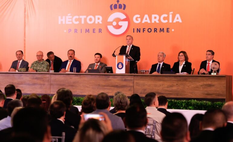 Rinde Héctor García su Primer Informe de Gobierno en Guadalupe
