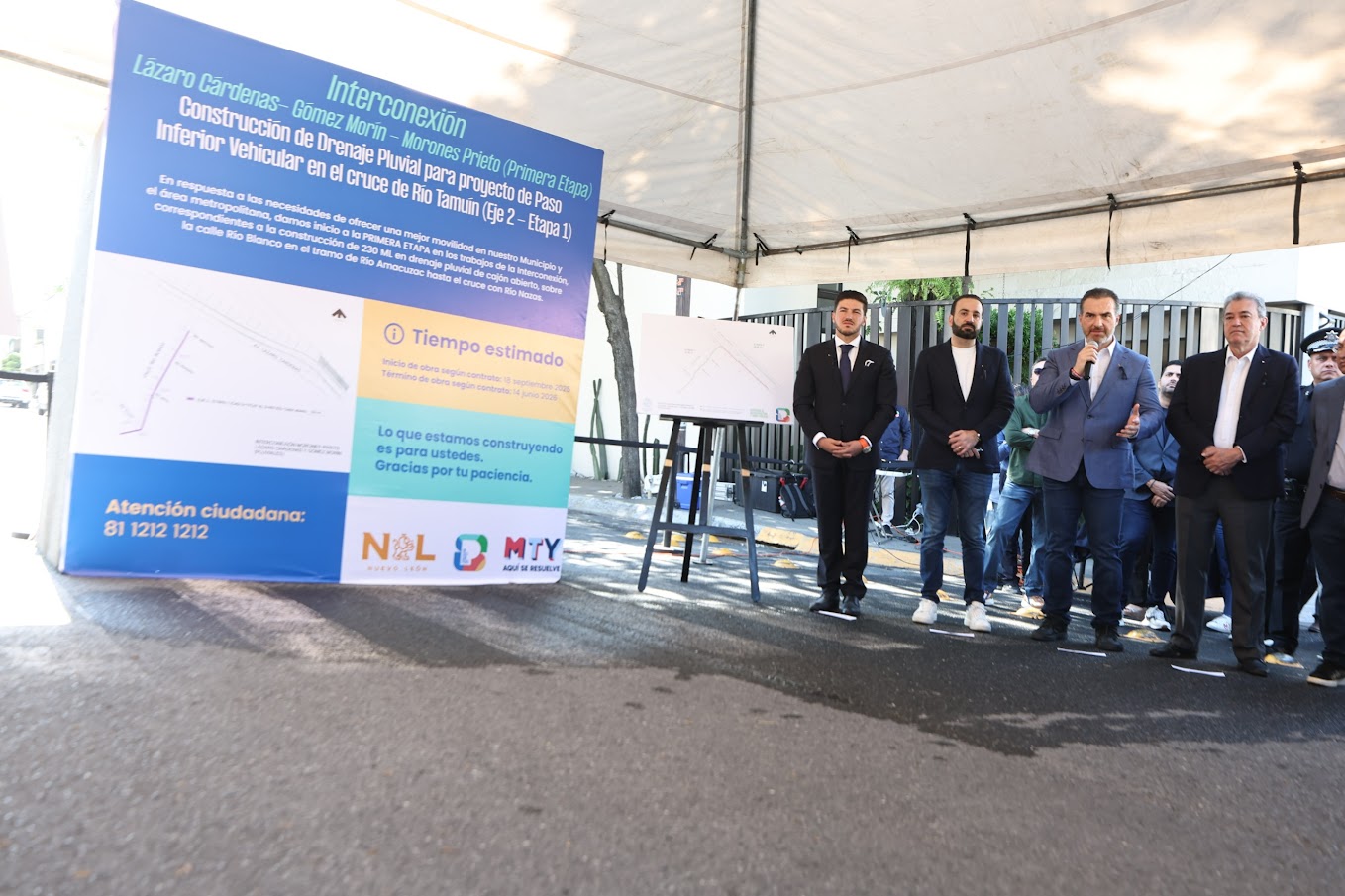Arrancan primera etapa del proyecto de interconexión vial Monterrey-San Pedro