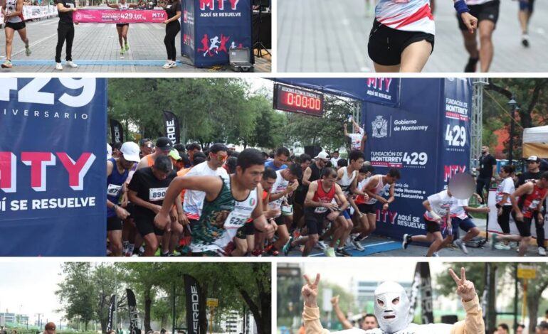 Corren miles para conmemorar el 429 aniversario de la Fundación de Monterrey