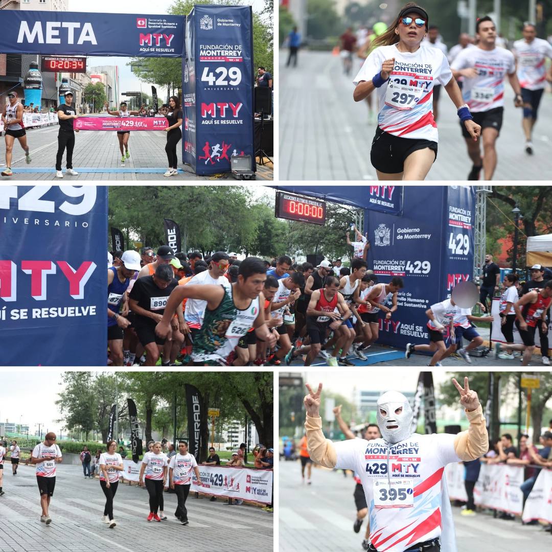 Corren miles para conmemorar el 429 aniversario de la Fundación de Monterrey