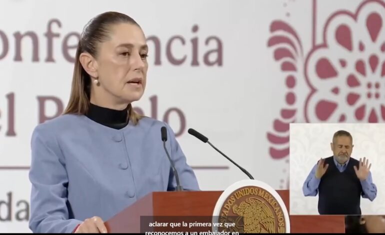 “Que pare el genocidio en Gaza, esa nuestra posición»: Claudia Sheinbaum
