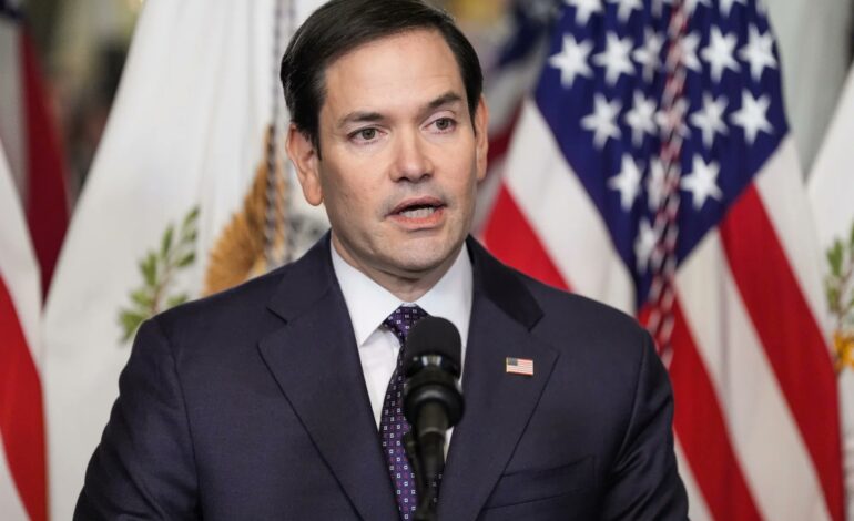 Llega hoy el Secretario de Estado de EE.UU., Marco Rubio