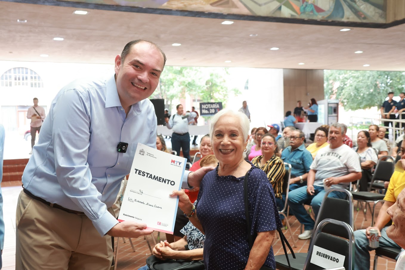 Refuerza Gobierno de Monterrey entrega de testamentos