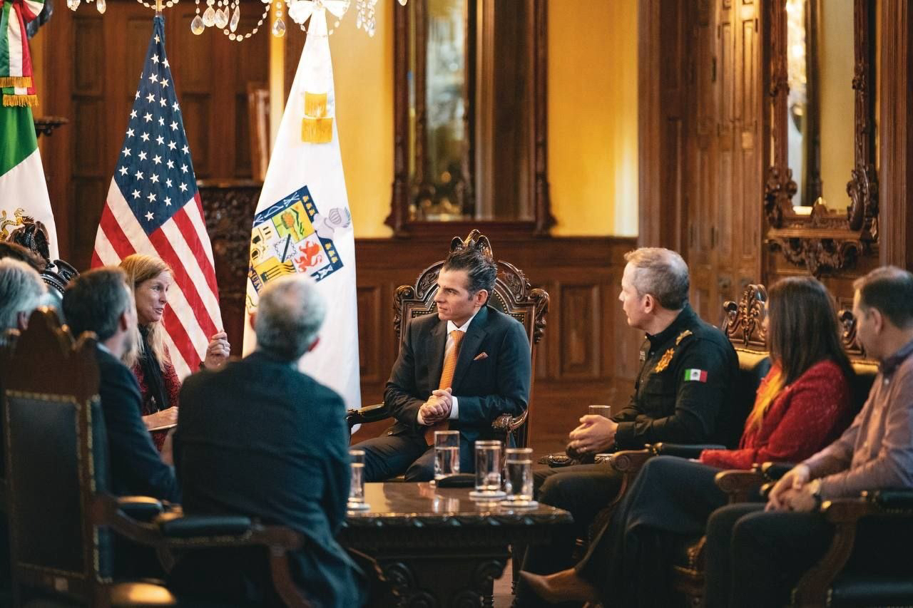 Miguel Flores se reúne con Melissa A. Bishop, Cónsul General de Estados Unidos en Monterrey