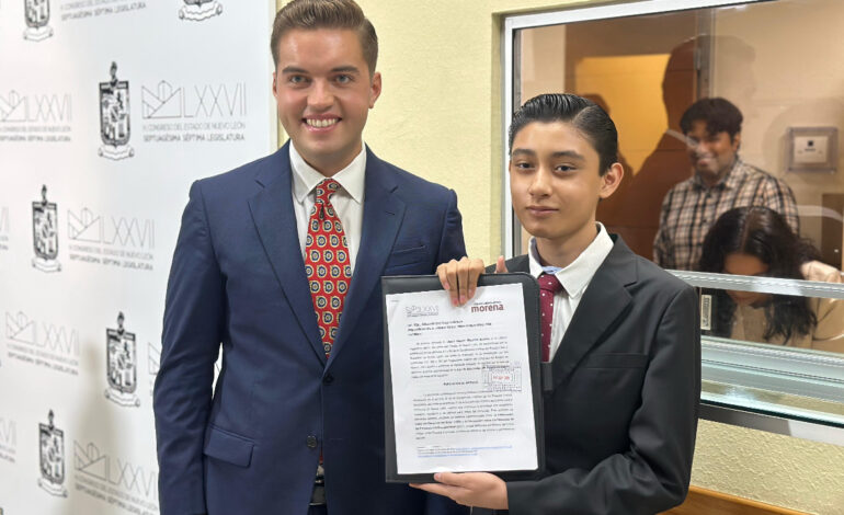 Presentan Jesús Elizondo y estudiante, proyecto para inclusión educativa de niños con neurodivergencias