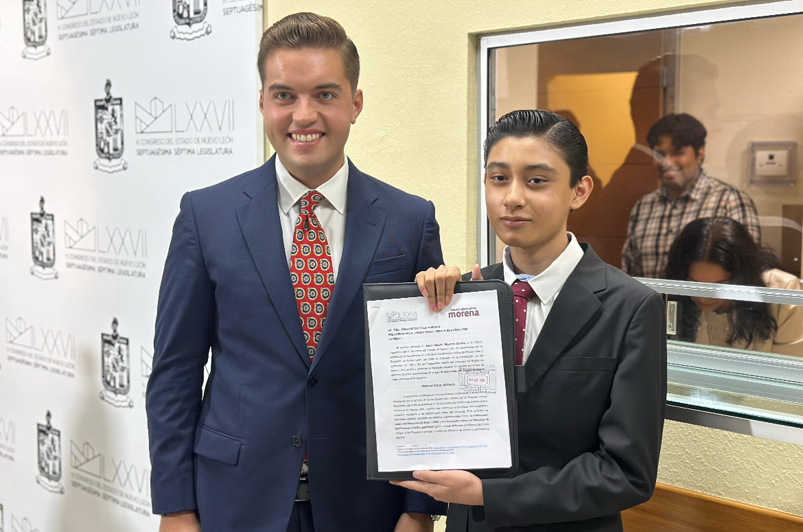 Presentan Jesús Elizondo y estudiante, proyecto para inclusión educativa de niños con neurodivergencias