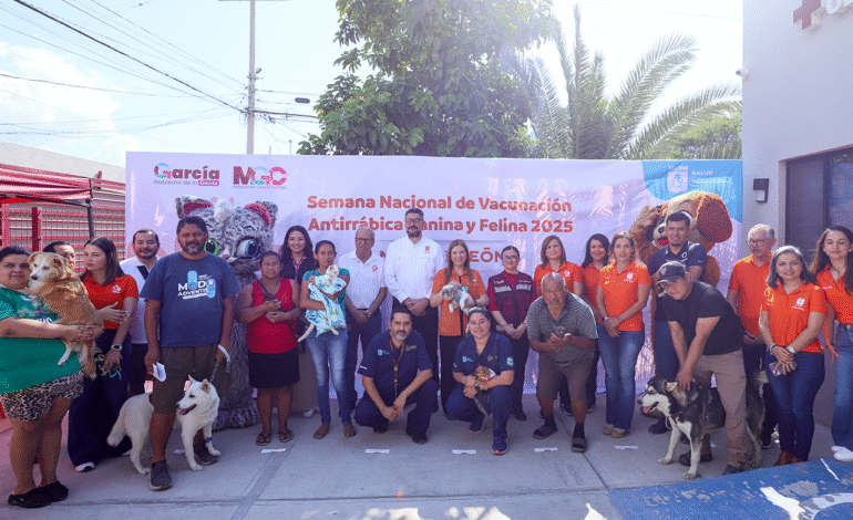 Inicia Semana Nacional de Vacunación Antirrábica Canina y Felina