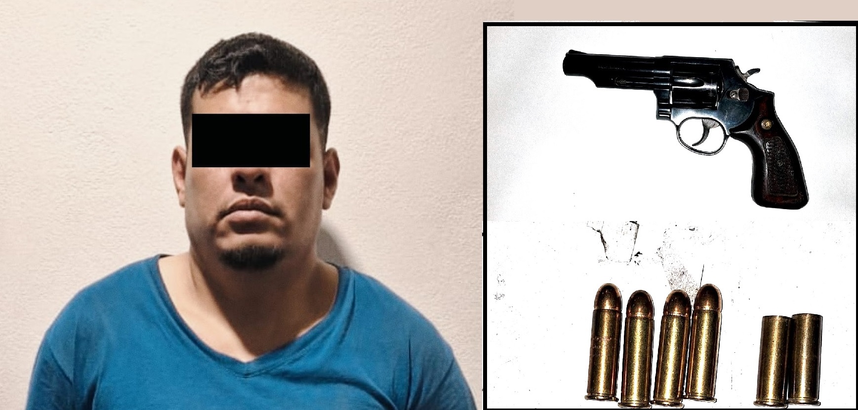 ¡Lástima Margarito! La saca, enseña y polis de Guadalupe le dan pa’ dentro del bote