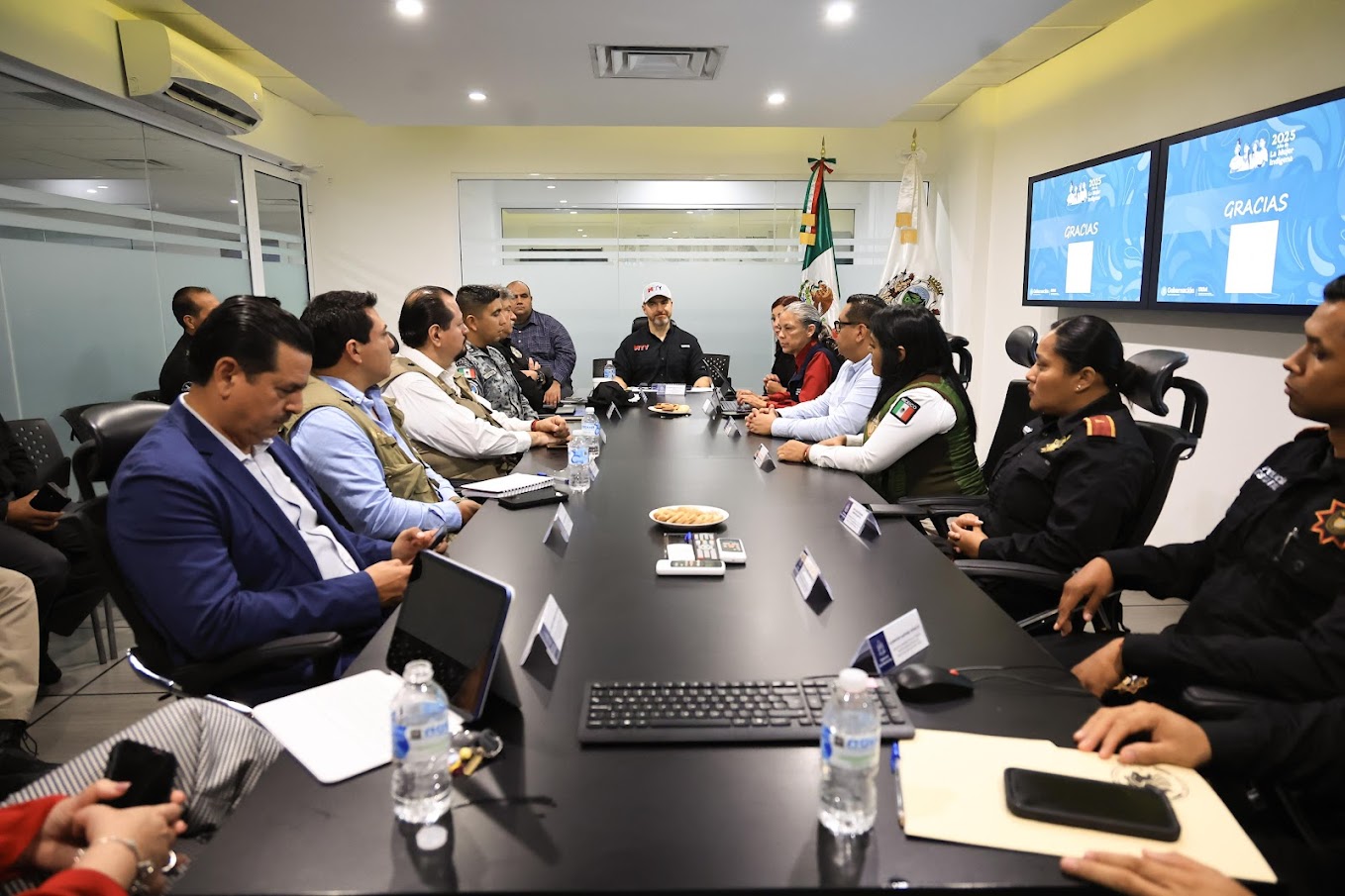 Exhorta alcalde regio a municipios mantener los operativos de seguridad conjuntos