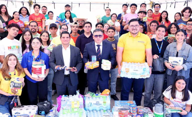 UANL activa campaña “Mano Cadena” para apoyar damnificados en Veracruz