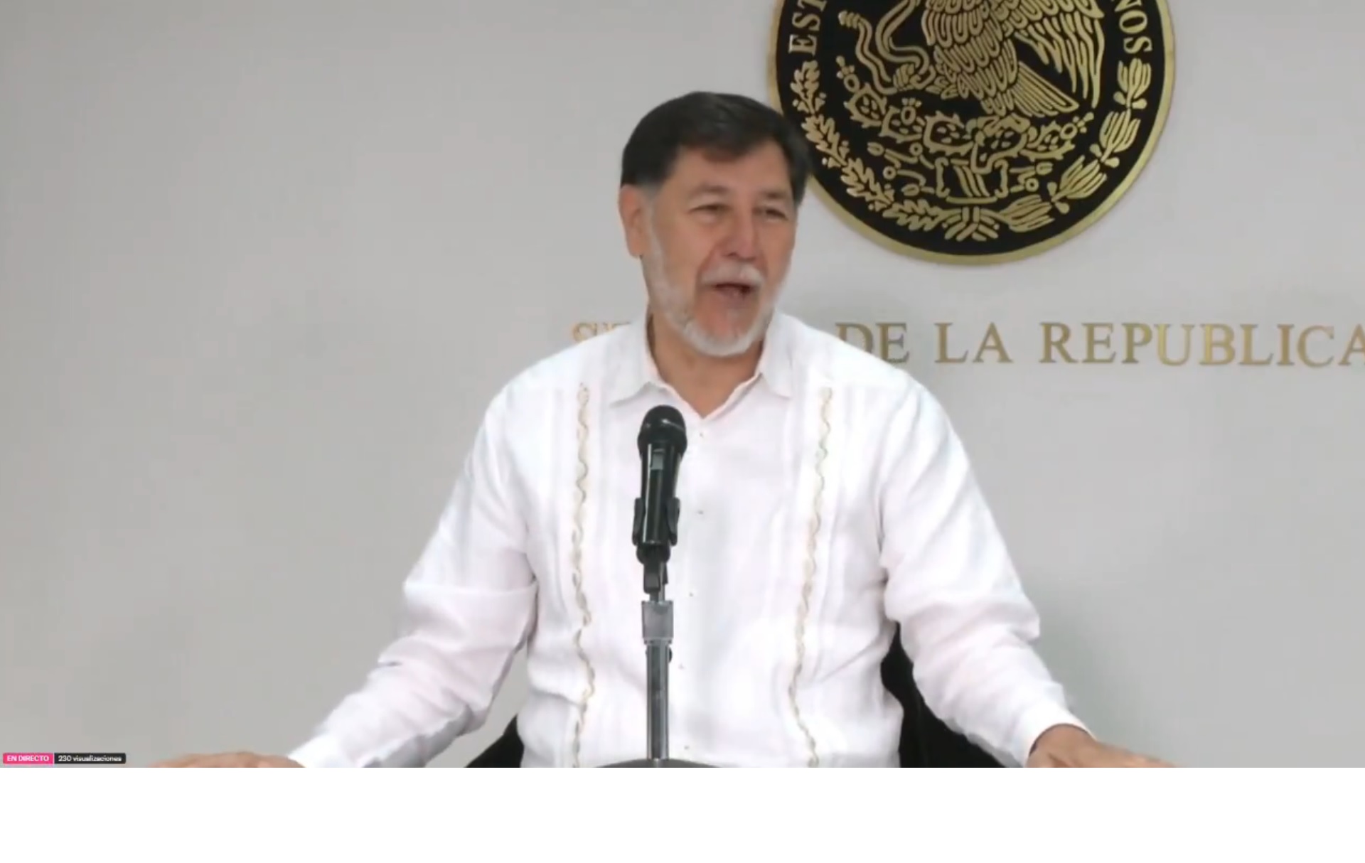 ¡Al fin! Noroña pedirá licencia al Senado para separarse de su cargo