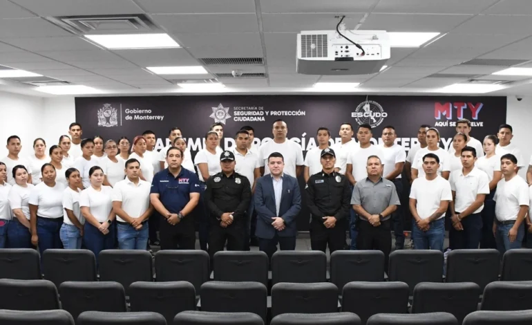 Suman 300 cadetes en la Academia de Policía de Monterrey