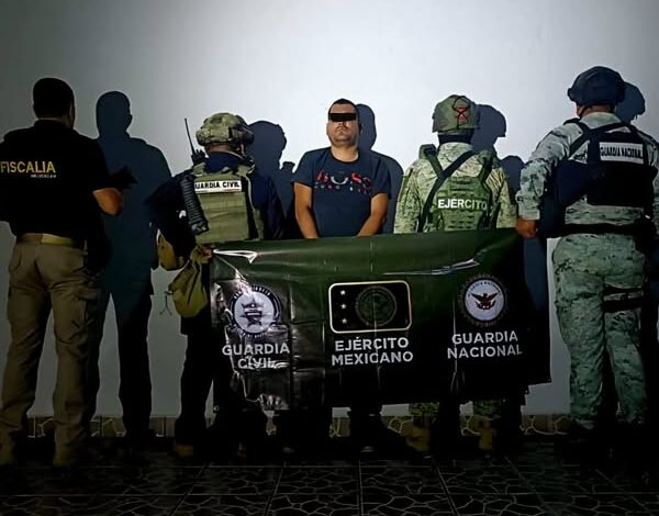 Capturan a «el Platano» extorsionador y asesino del líder limonero en Apatzingan
