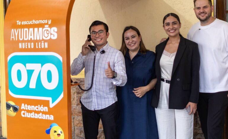 Juárez fortalece la atención ciudadana con nueva cabina del 070