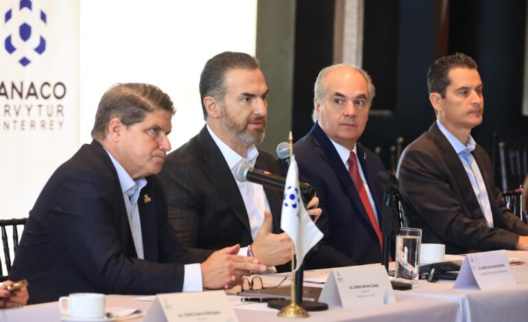 Acuerdan Monterrey y Canaco promover desarrollo económico