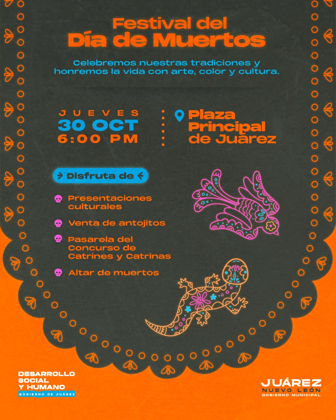 Celebrará Juárez Día de Muertos con arte y tradición