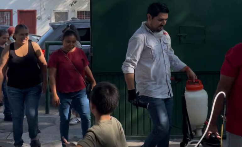 Fernando Aguirre inicia el programa “Fumigación en tu Escuela” para proteger la salud de las familias del Distrito 2