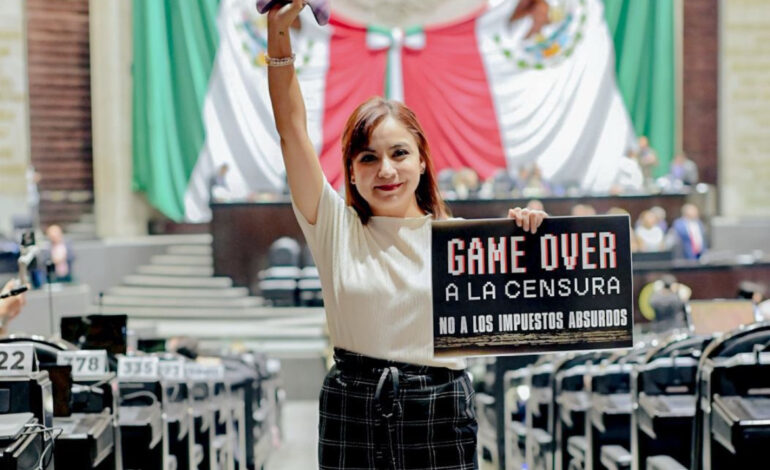 Recuerda Iraís a gamers: ‘La batalla no ha terminado, falta discutir el impuesto absurdo en el Senado’