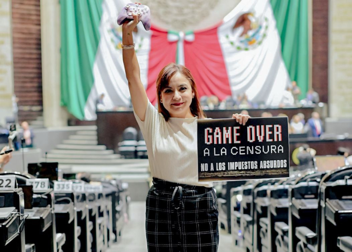 Recuerda Iraís a gamers: ‘La batalla no ha terminado,  falta discutir el impuesto absurdo en el Senado’