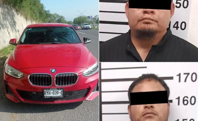 Sorprende Policía de Santiago a «monta choques» en la Nacional; van pa’l bote