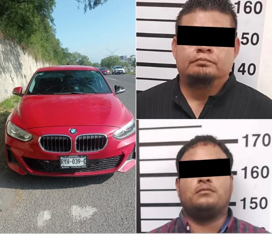 Sorprende Policía de Santiago a «monta choques» en la Nacional; van pa’l bote