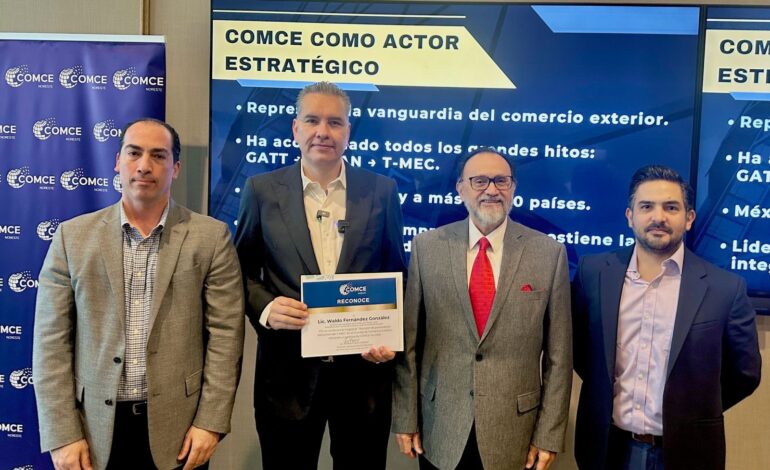 Presente Waldo Fernández avances de revisión del T-MEC a COMCE Nuevo León