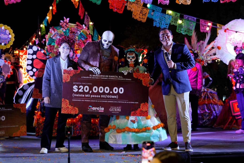 Toda una fiesta Festival de la Catrina en García