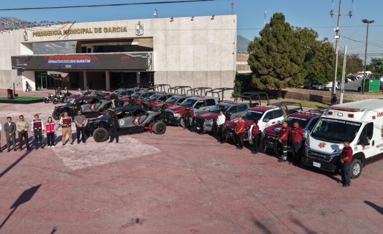 Da García banderazo a «Operativo Escudo Buen Fin»